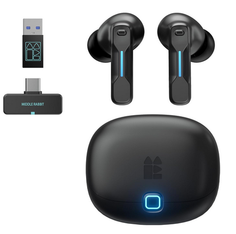 Middle Rabbit SW5 2.4G Wireless Gaming Earbuds