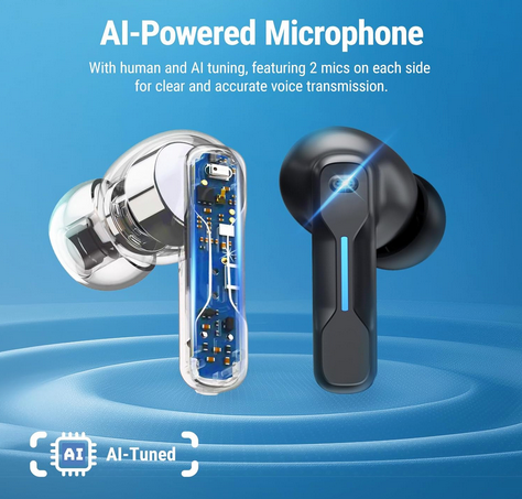 Middle Rabbit SW5 2.4G Wireless Gaming Earbuds